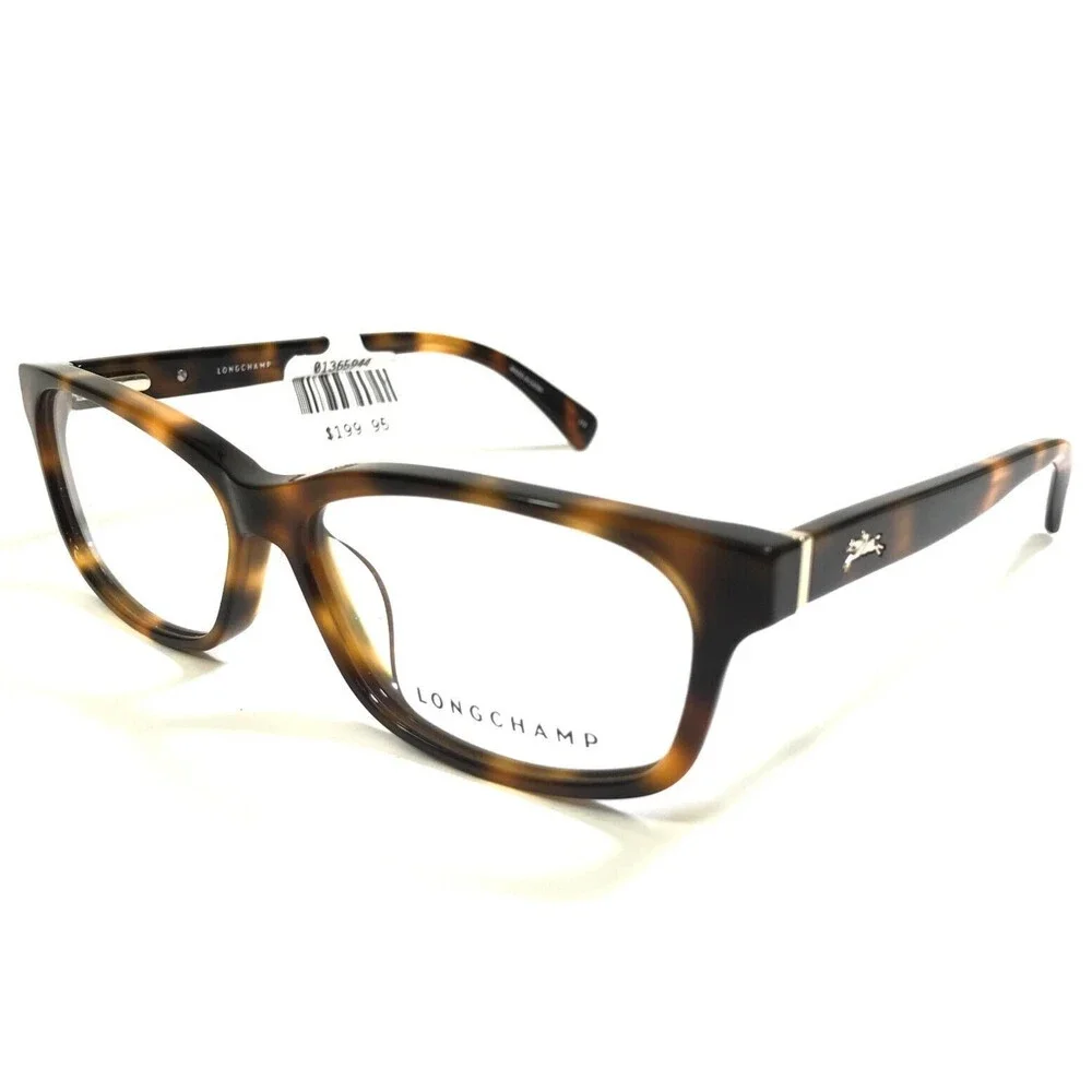 Longchamp Eyeglasses Frames LO2600 214 Tortoise Rectangular Full Rim 55-13-140